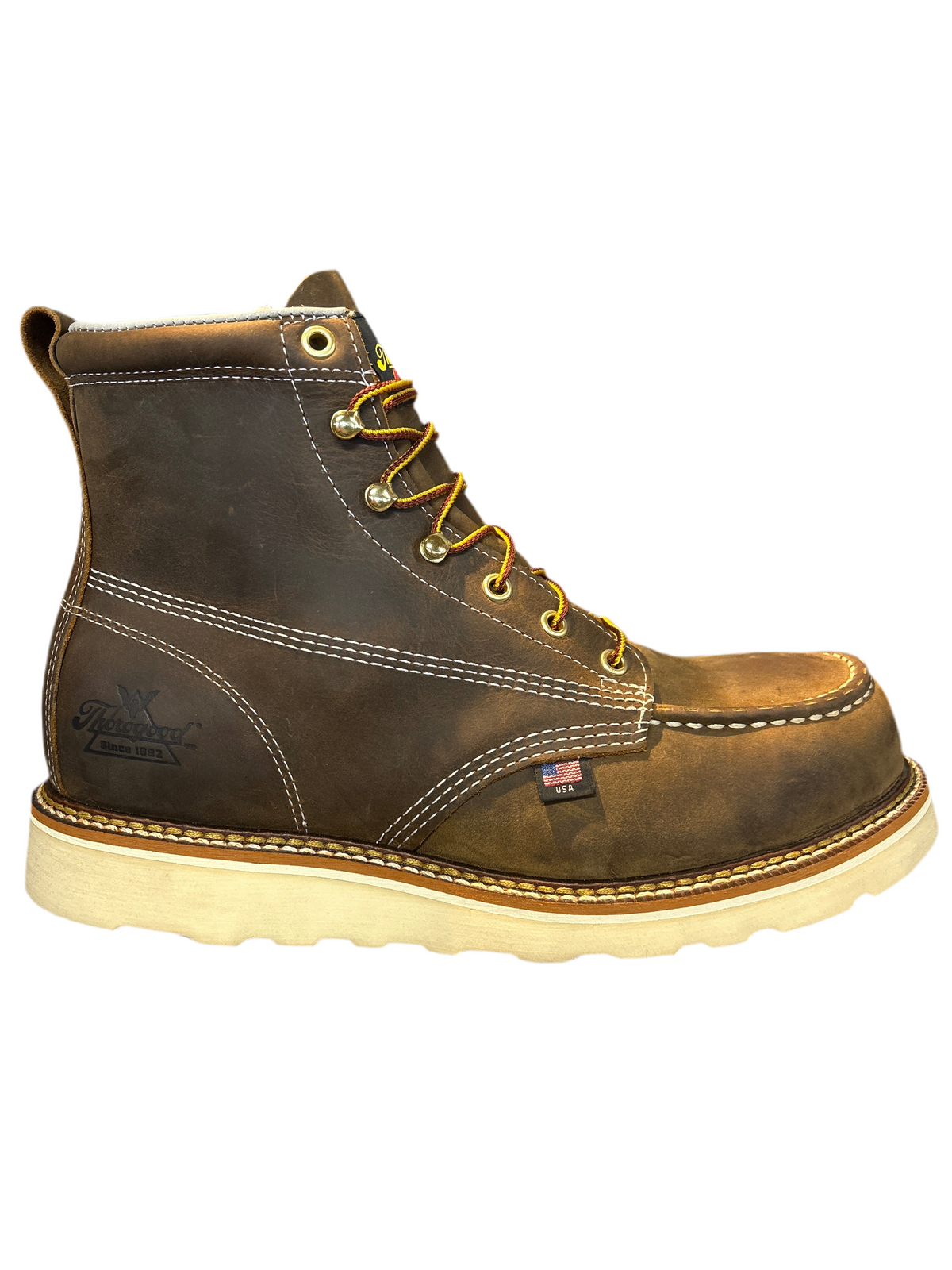 Thorogood 6&#39;&#39; Wedge Sole Unlined Steel Toe
