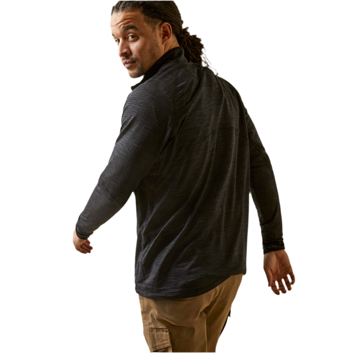 Rebar Gridwork Baselayer 1/4 Zip T-Shirt