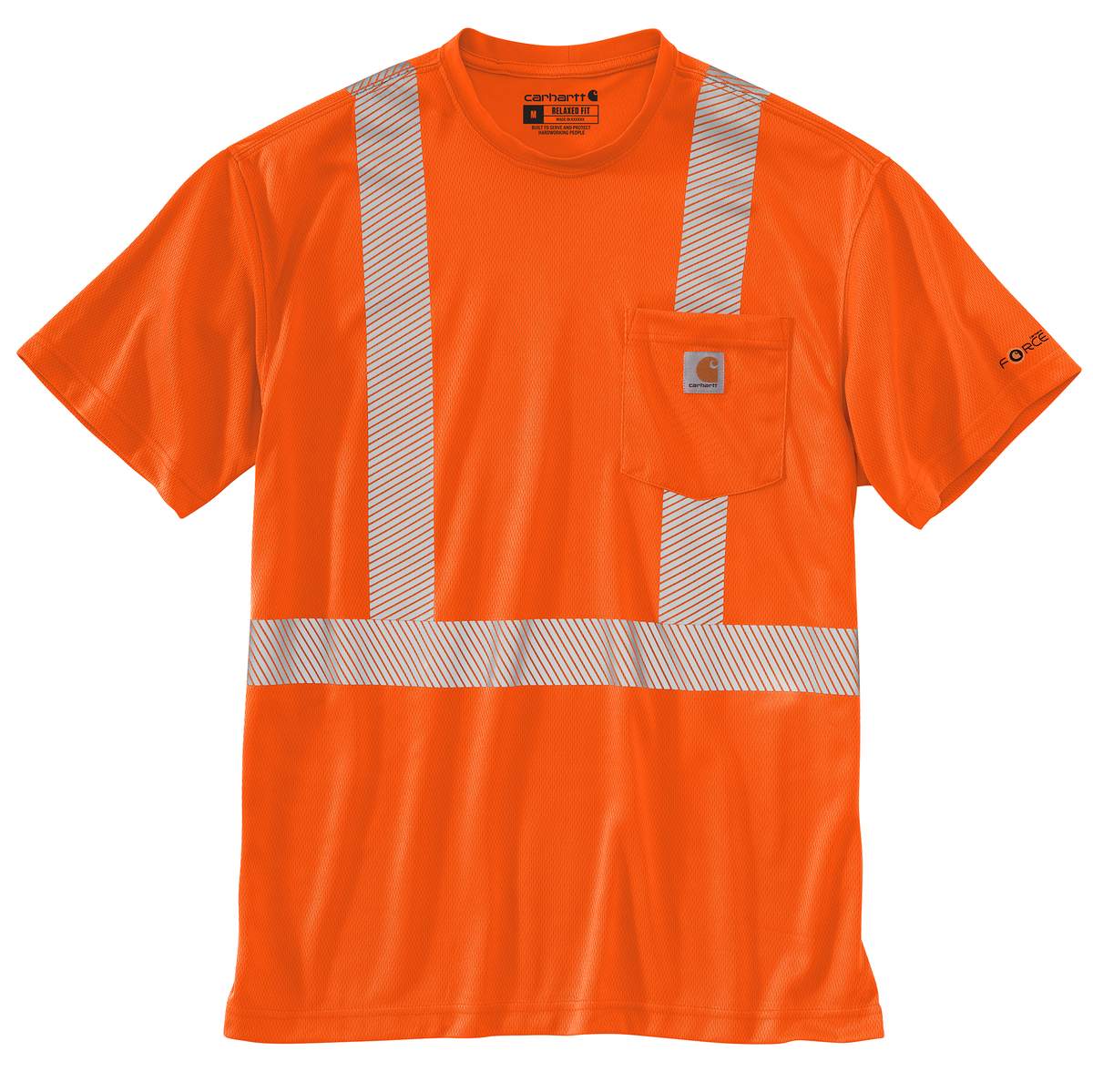 Carhartt High-Vis Force Relaxed Fit Lightweight Short-Sleeve Class 2 T-Shirt