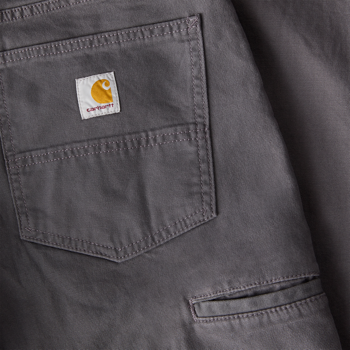 RELAXED STRAIGHT RIGBY CANVAS WORK PANT (2 COLORS)