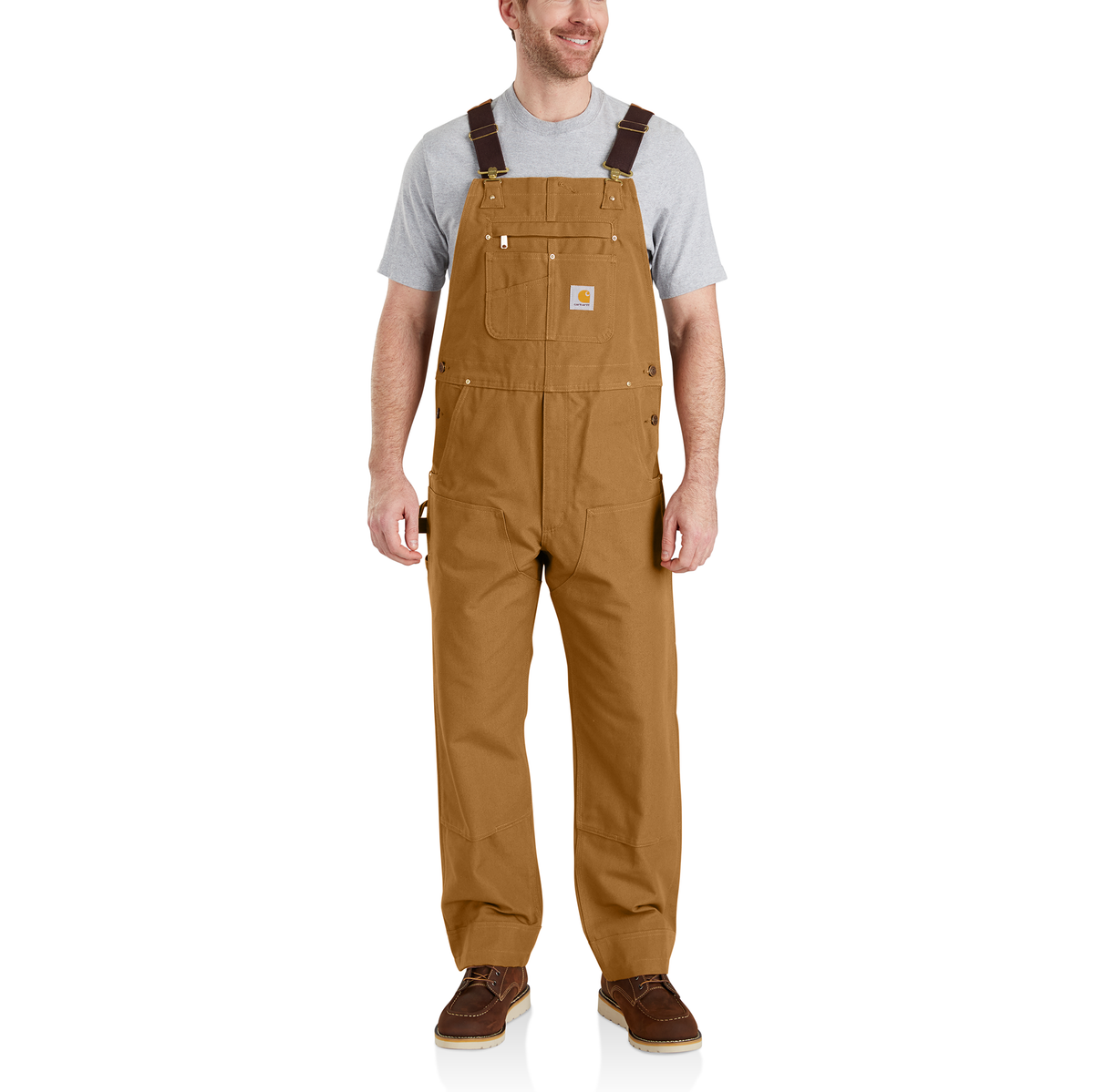 Men&#39;s Bib Overall - Relaxed Fit - Duck