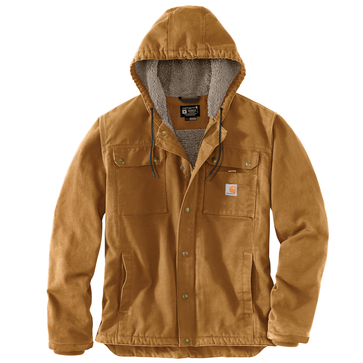 Carhartt Washed Duck Sherpa-Lined Utility Jacket (3 COLOR OPTIONS)