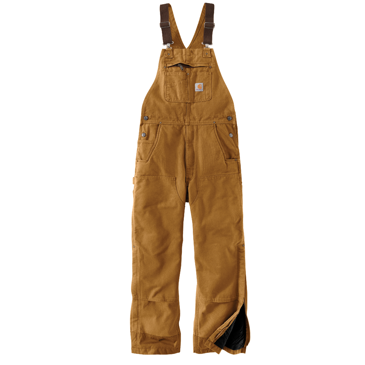 Washed Duck Insulated Bib Overall