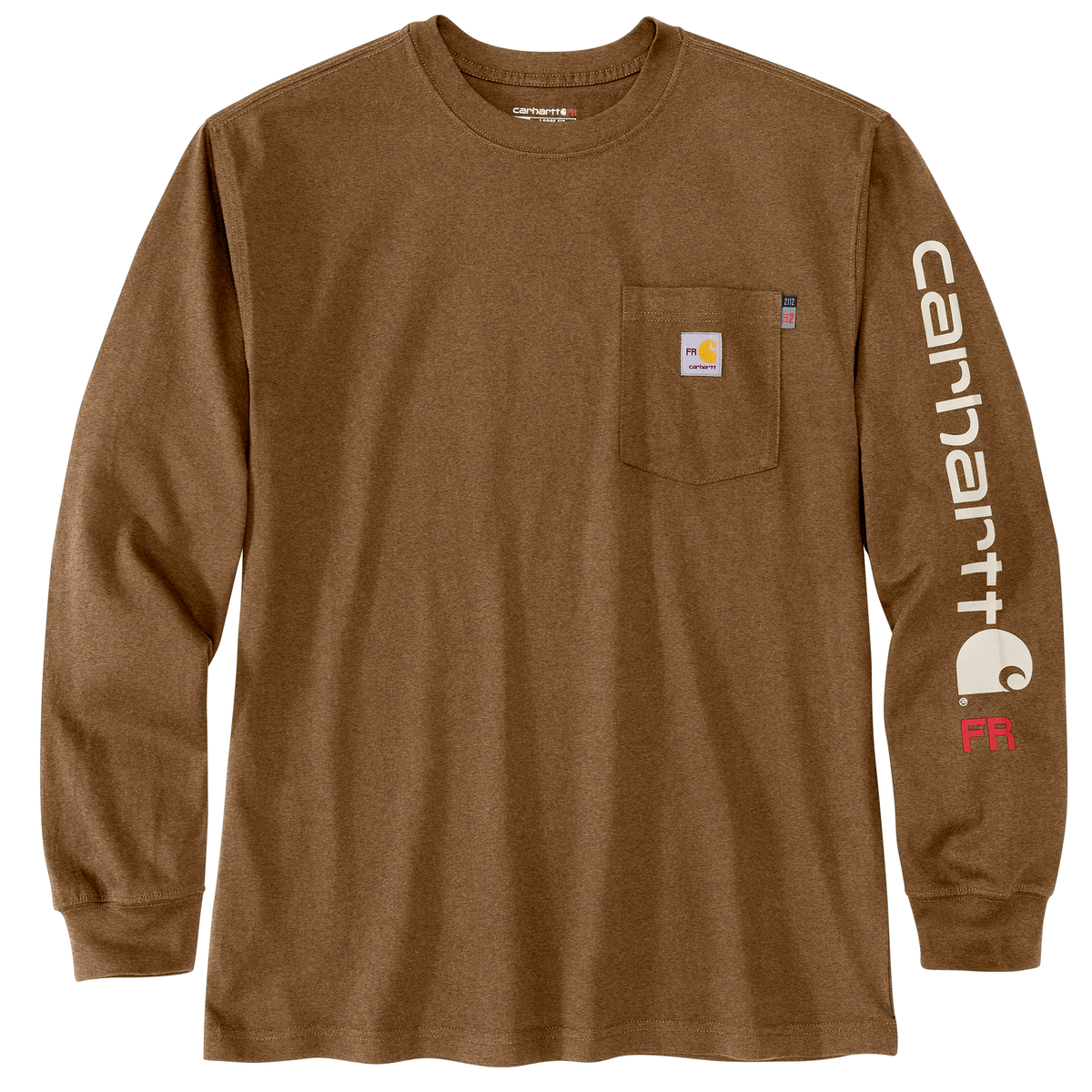 Carhartt FR Force Loose Fit Lightweight Long-Sleeve Logo Graphic Shirt