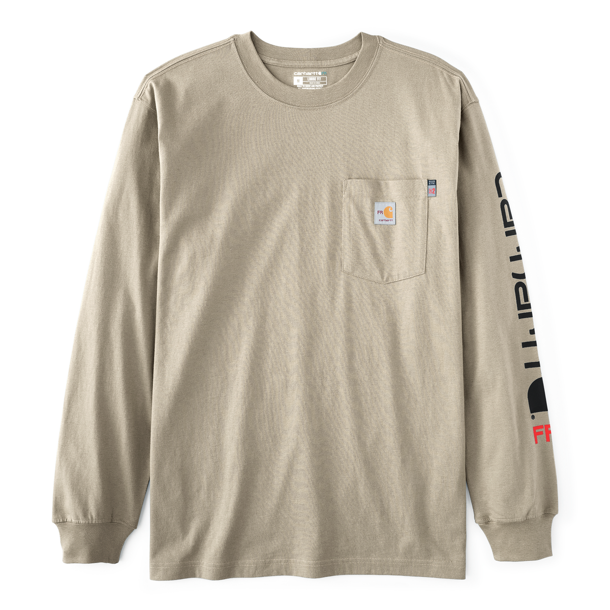 Carhartt FR Force Loose Fit Lightweight Long-Sleeve Logo Graphic Shirt