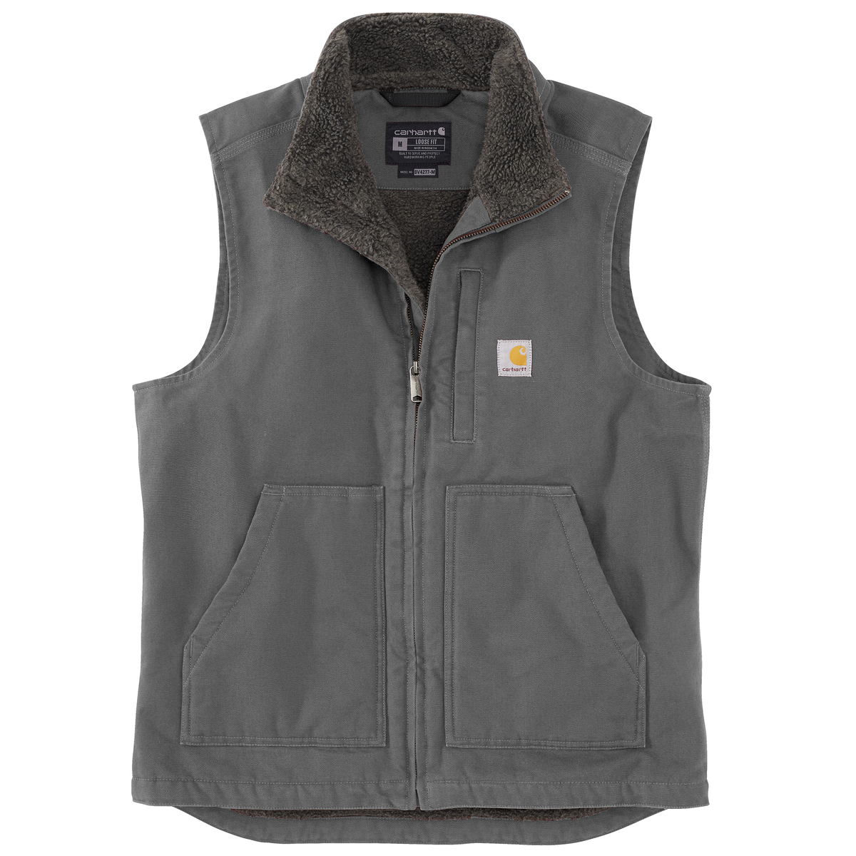 Carhartt Washed Duck Sherpa Lined Vest (2 COLOR OPTIONS)