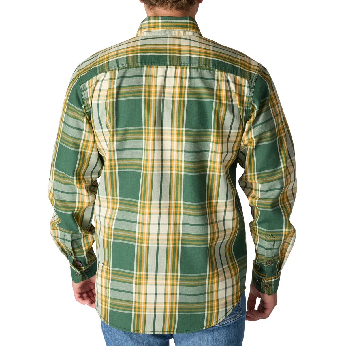FLAME RESISTANT FORCE RUGGED FLEX® LOOSE FIT TWILL LONG-SLEEVE PLAID SHIRT