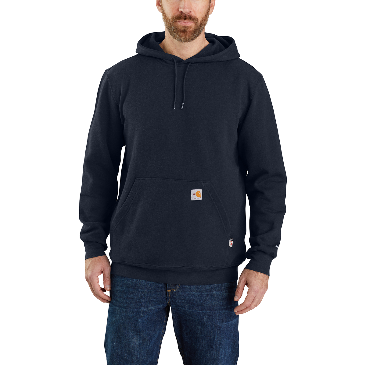 FLAME-RESISTANT CARHARTT FORCE® LOOSE FIT MIDWEIGHT HOODED SWEATSHIRT