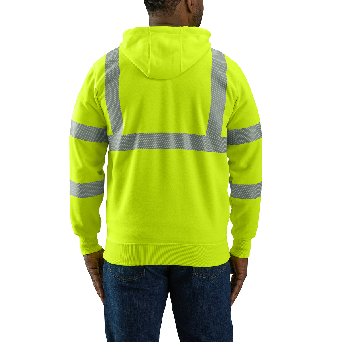 Carhartt High-Vis Rain Defender Loose Fit Midweight Class 3 Sweatshirt (2 COLOR OPTIONS)