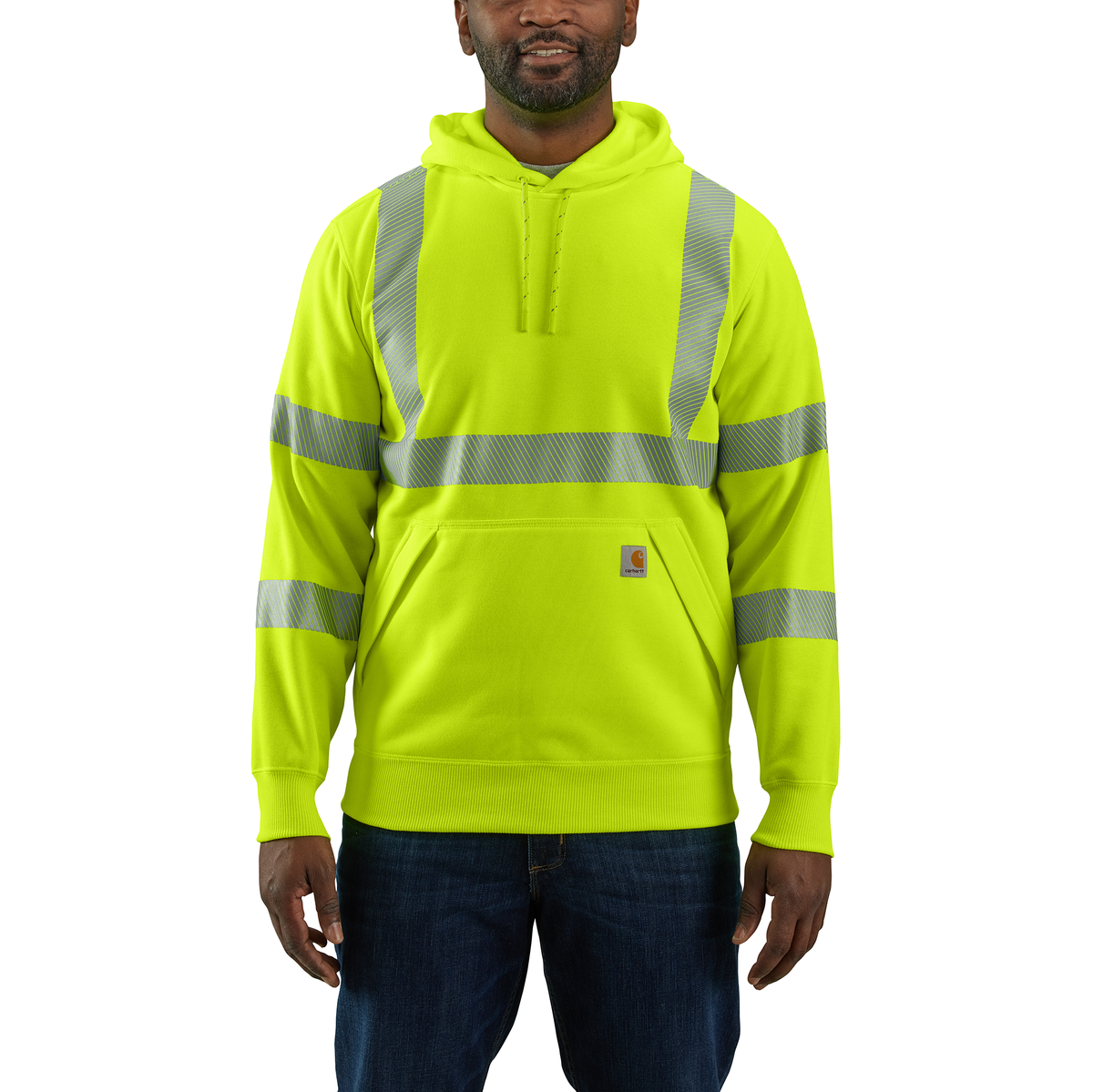 Carhartt High-Vis Rain Defender Loose Fit Midweight Class 3 Sweatshirt (2 COLOR OPTIONS)