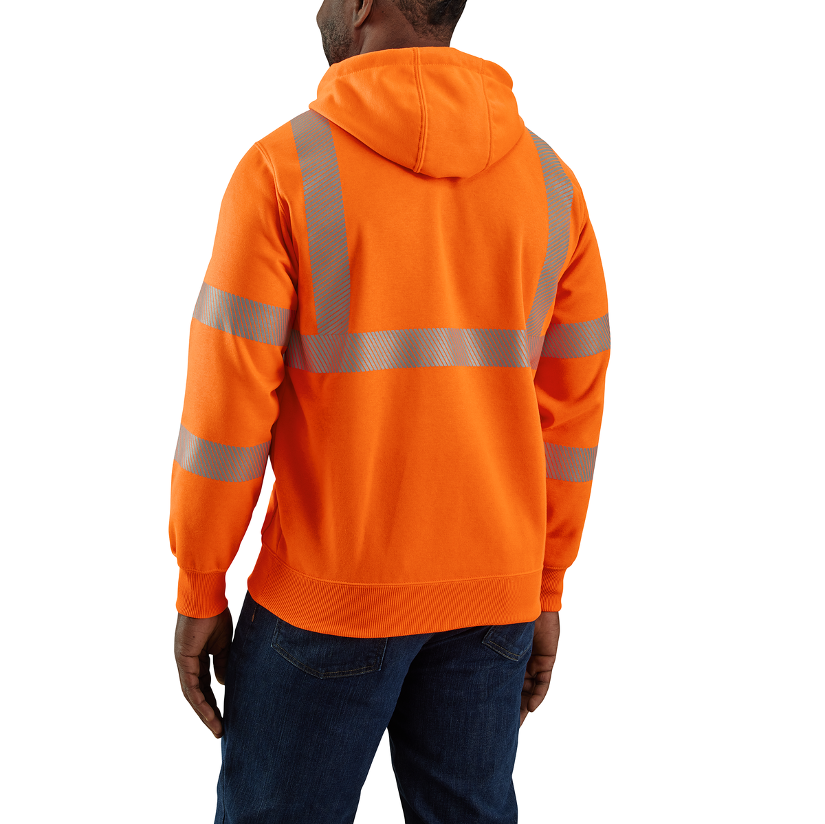 Carhartt High-Vis Rain Defender Loose Fit Midweight Class 3 Sweatshirt (2 COLOR OPTIONS)