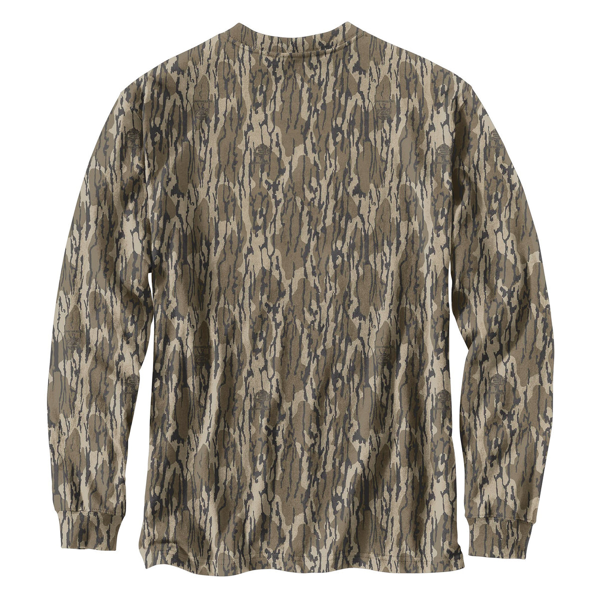 Carhartt Loose Fit Heavyweight BottomLand Camo Long-Sleeve Pocket Graphic T-Shirt