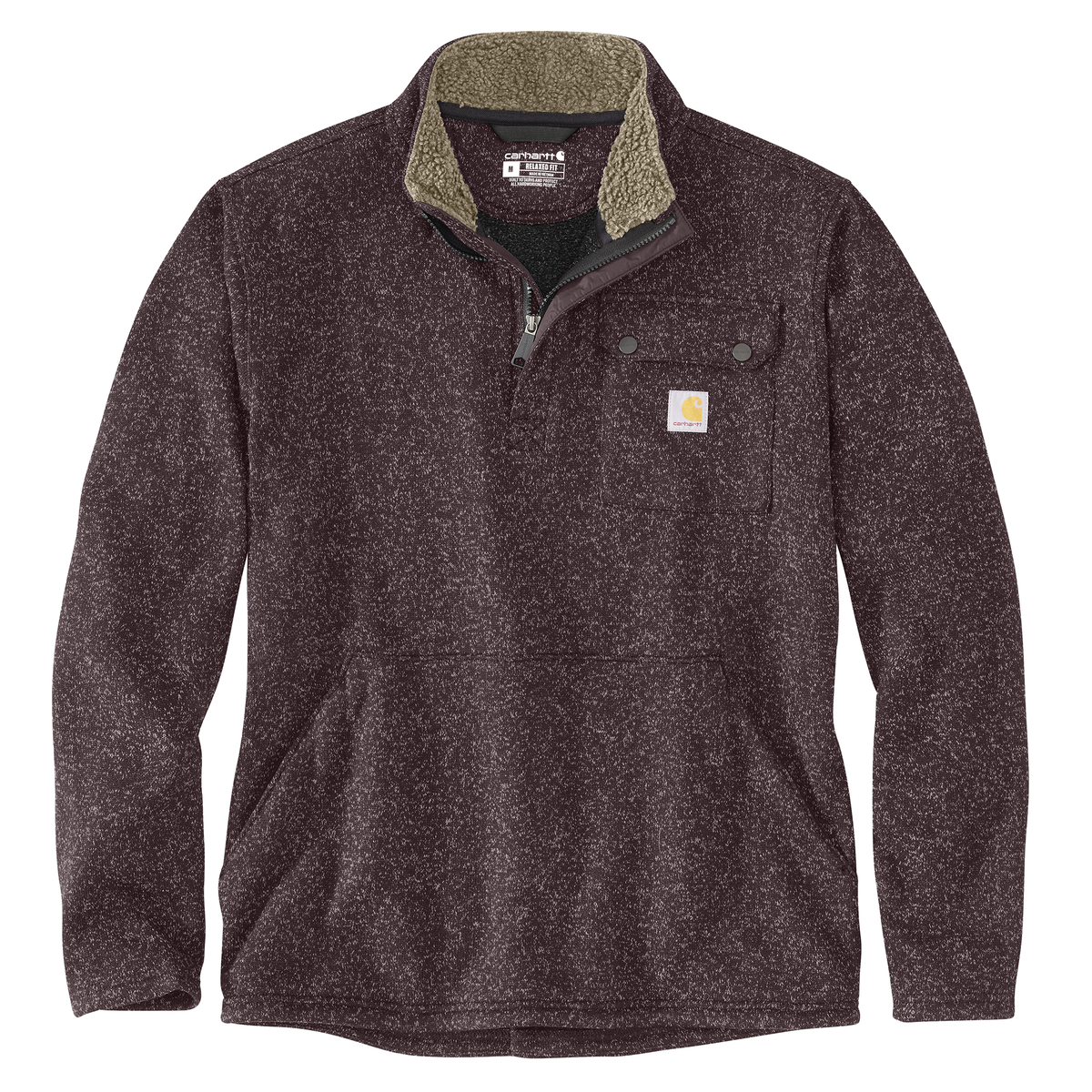 Carhartt Relaxed Fit Midweight Quarter Zip Pocket Sweater Fleece