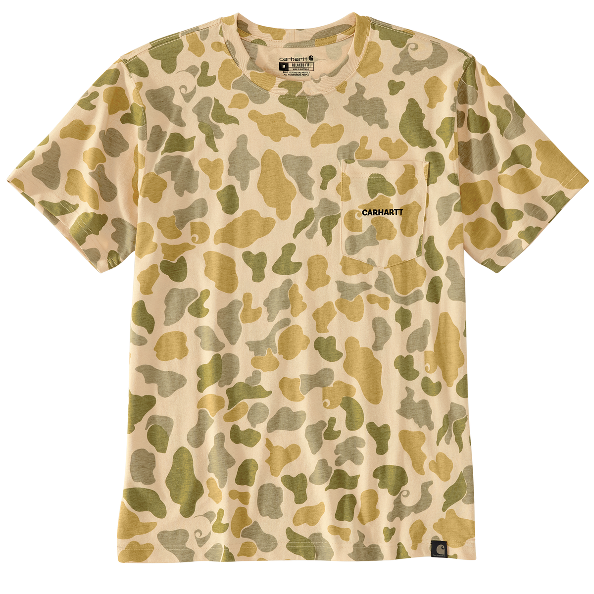 Carhartt Relaxed Fit Lightweight Short-sleeve Pocket Camo Logo Graphic T-Shirt (2 COLORS)