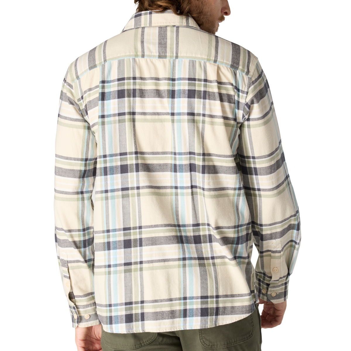 RUGGED FLEX™ RELAXED FIT MIDWEIGHT FLANNEL LONG-SLEEVE PLAID SHIRT