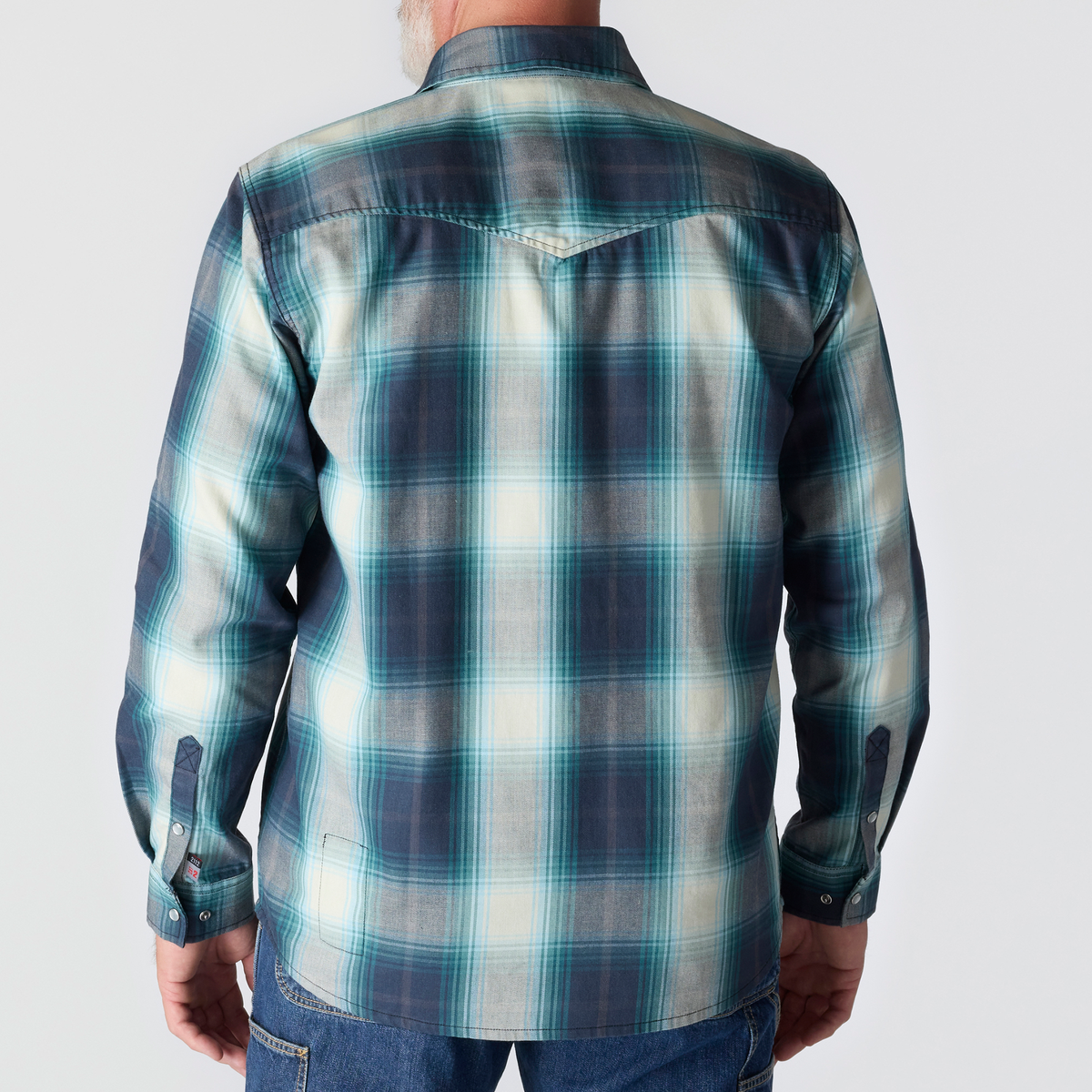 FR Montana Relaxed Fit Midweight Twill Snap Front Plaid Shirt