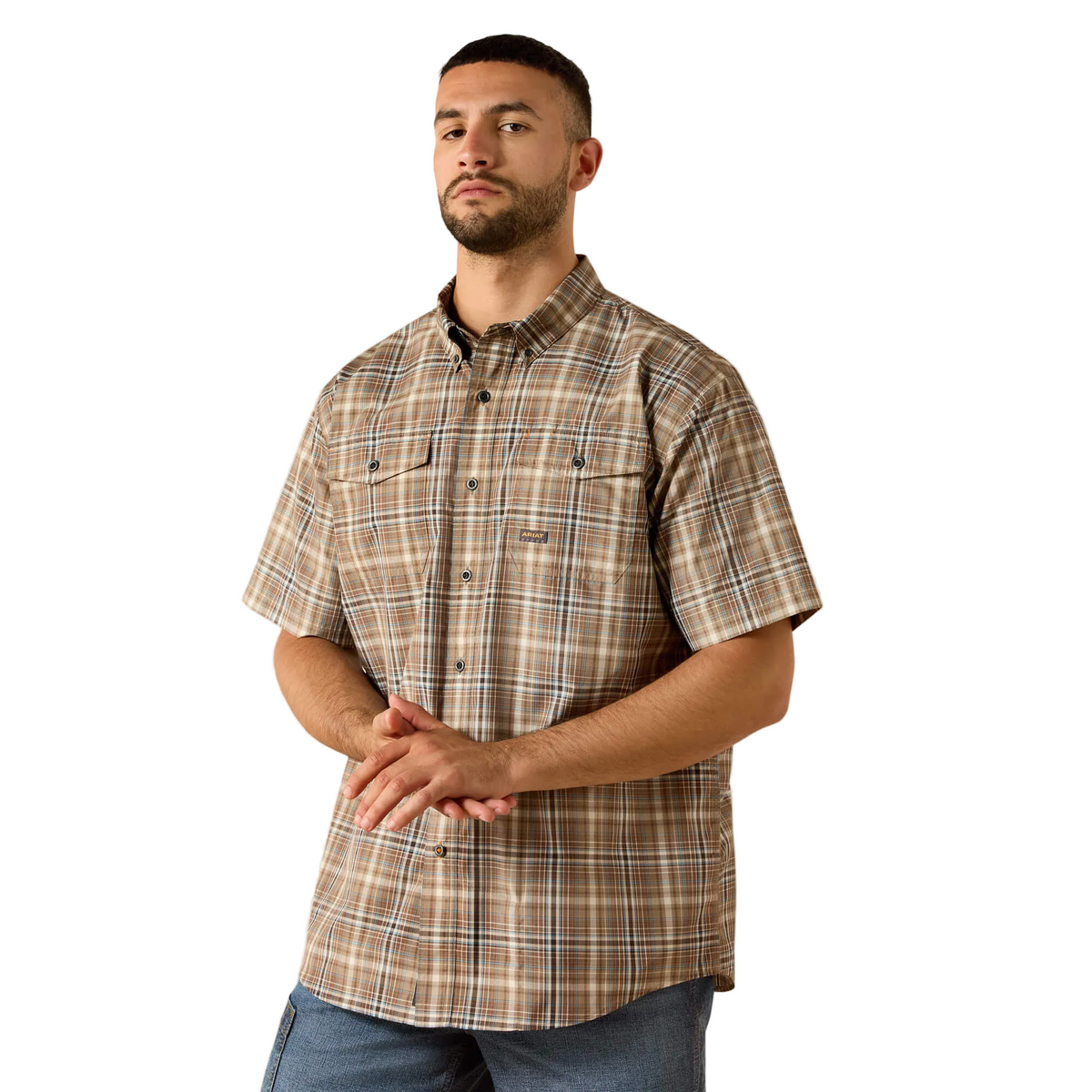 Men’s Rebar Made Tough VentTek Durastretch Short Sleeve Work Shirt
