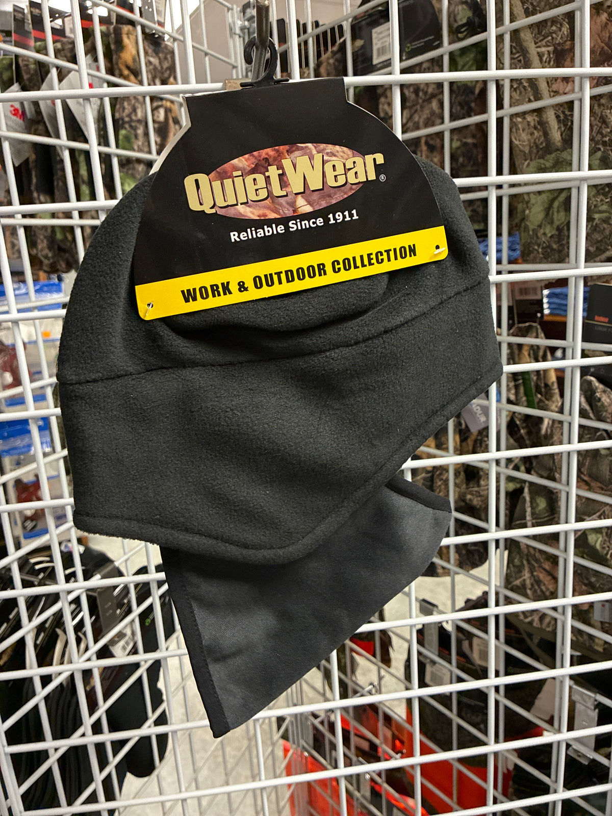 QUIETWEAR SPANDEX/FLEECE HAT WITH MASK