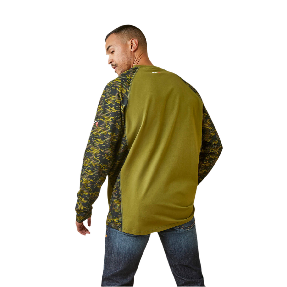Ariat FR Stretch Camo Baseball LS T-shirt