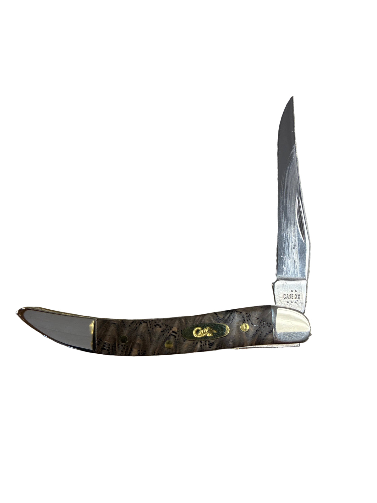 Smooth Black Curly Oak Wood Small Texas Toothpick