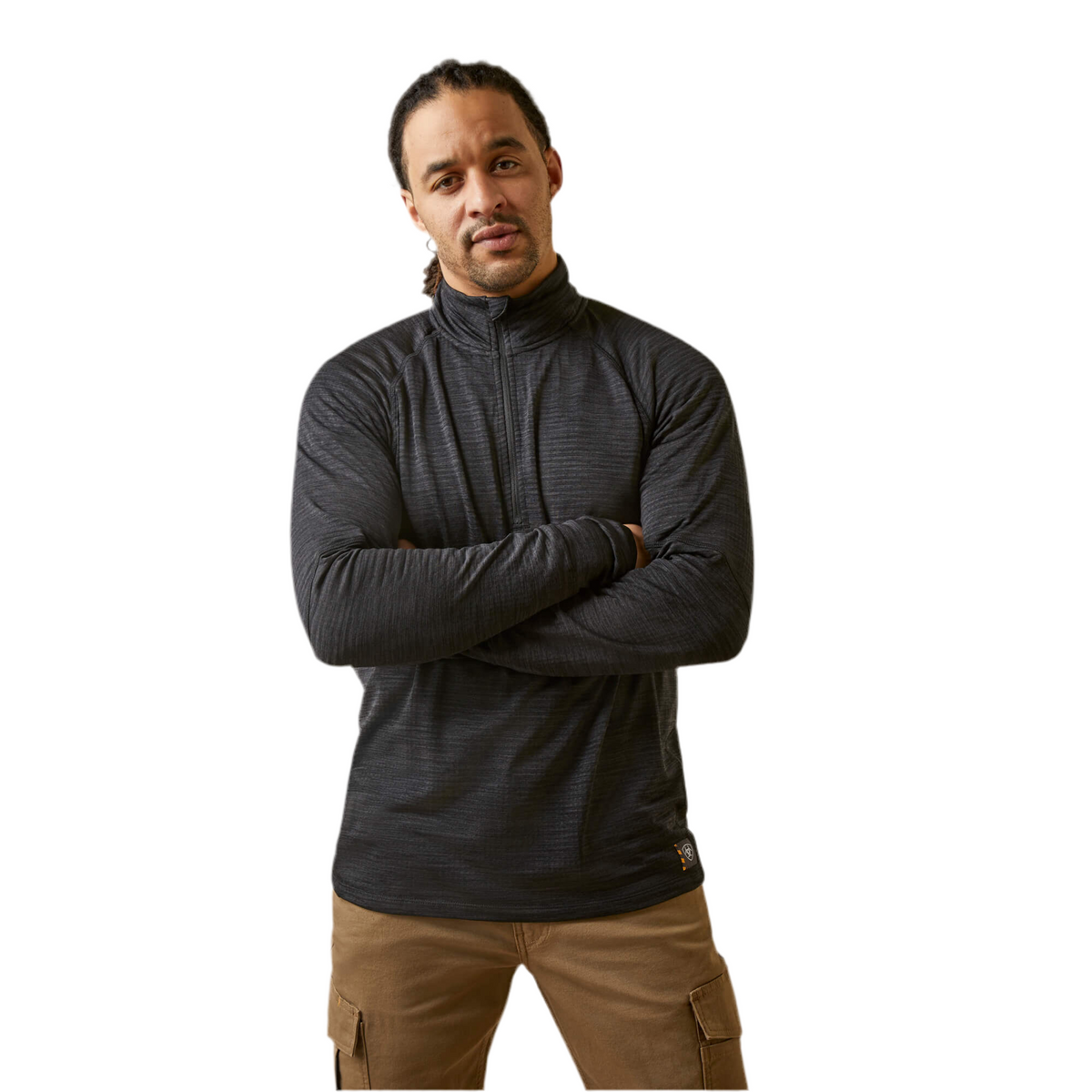 Rebar Gridwork Baselayer 1/4 Zip T-Shirt