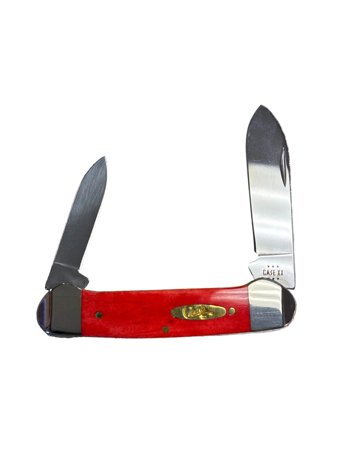 Dark Red Bone Smooth Canoe