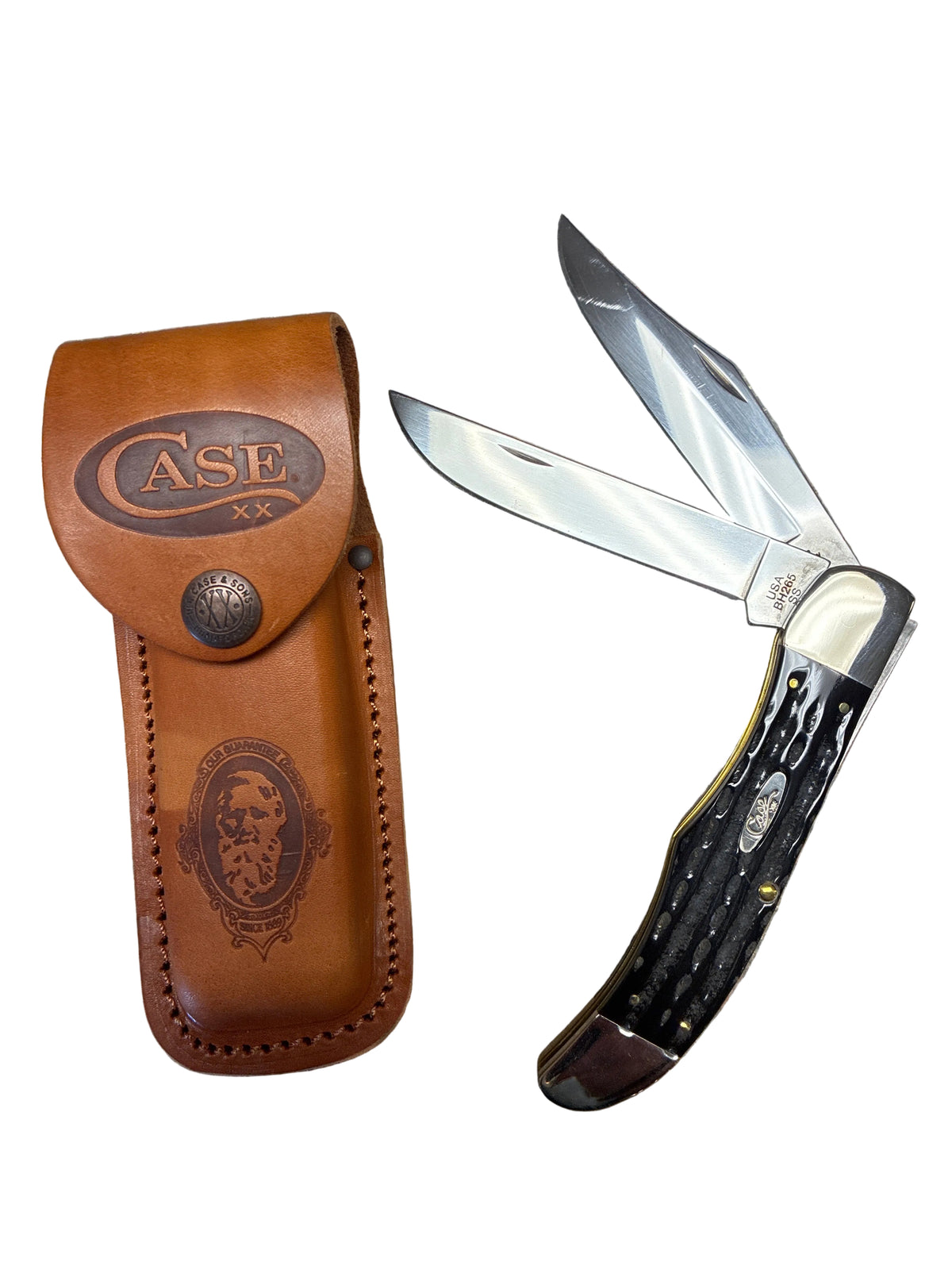 Buffalo Horn Jig Large Folding Hunter
