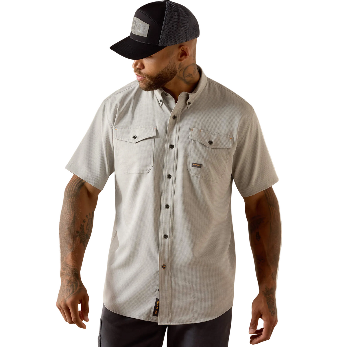 Men’s Rebar Made Tough VentTek Durastretch Short Sleeve Work Shirt
