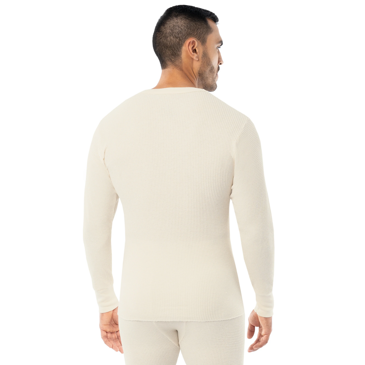 Men's Cotton Heavyweight Waffle Thermal Crew