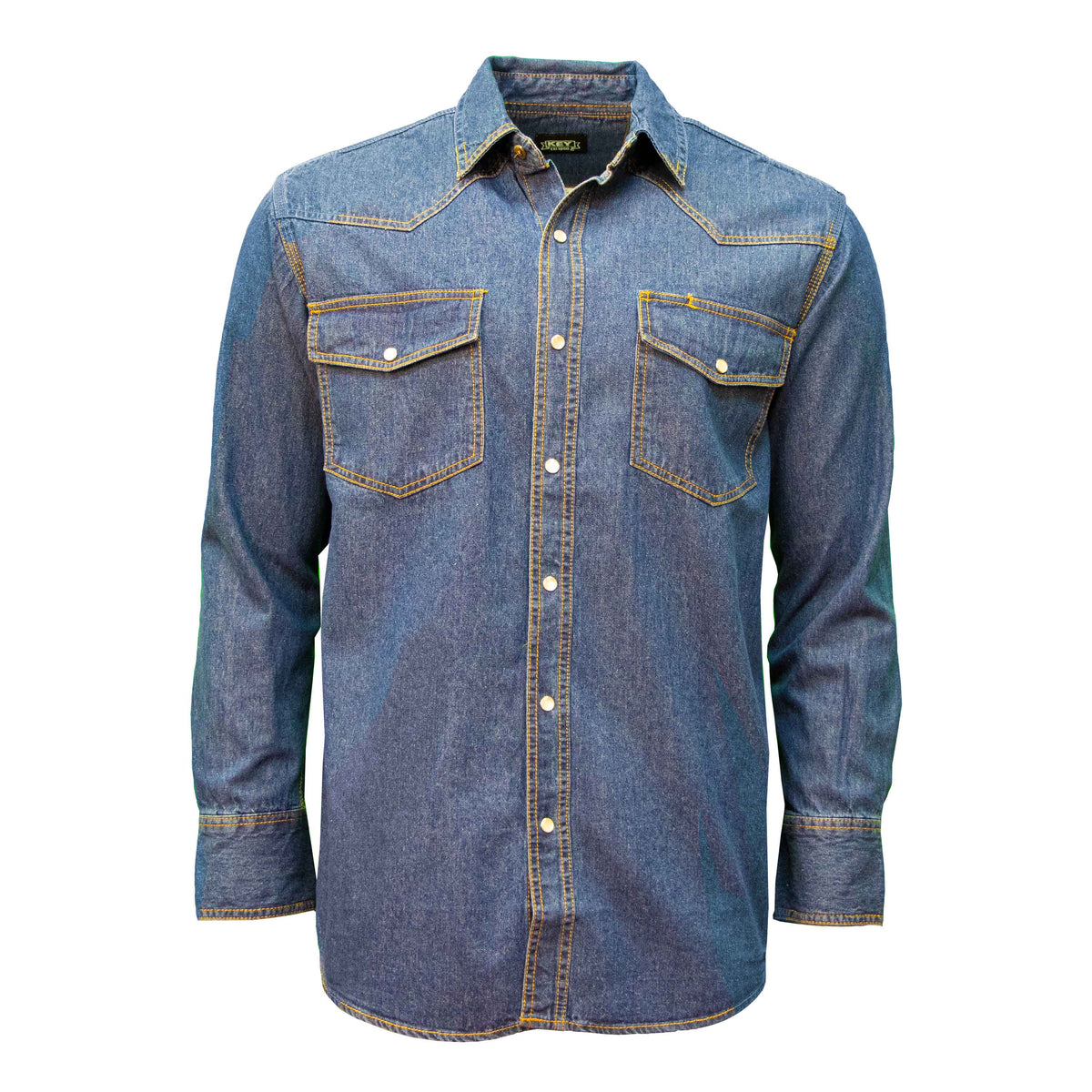 Key Denim Snap Western Shirt