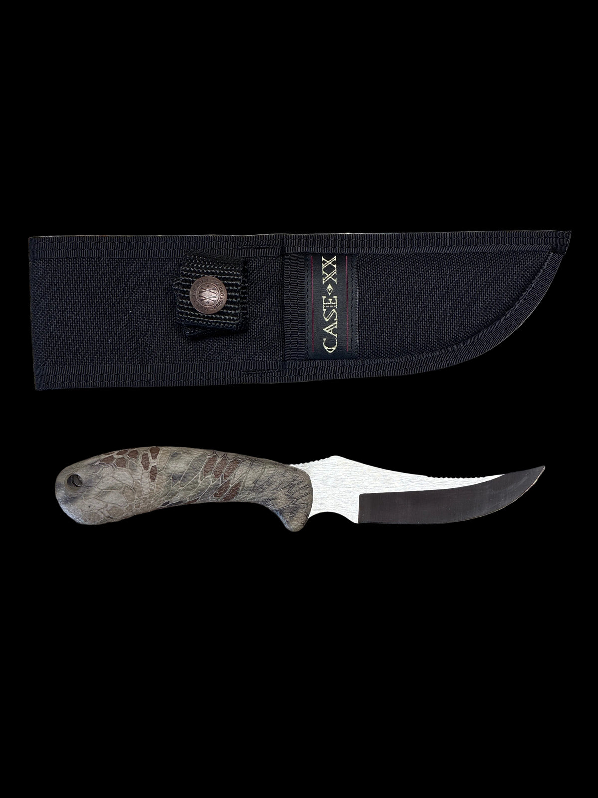 Collins Case Camo Caliber Synthetic Ridgeback Hunter W/Sheath