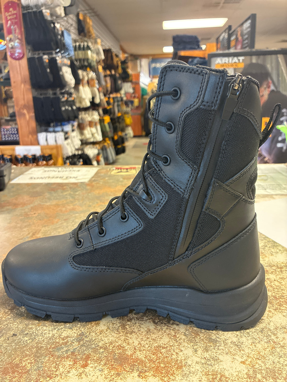 Gilmore Waterproof 8” Side Zip Boot