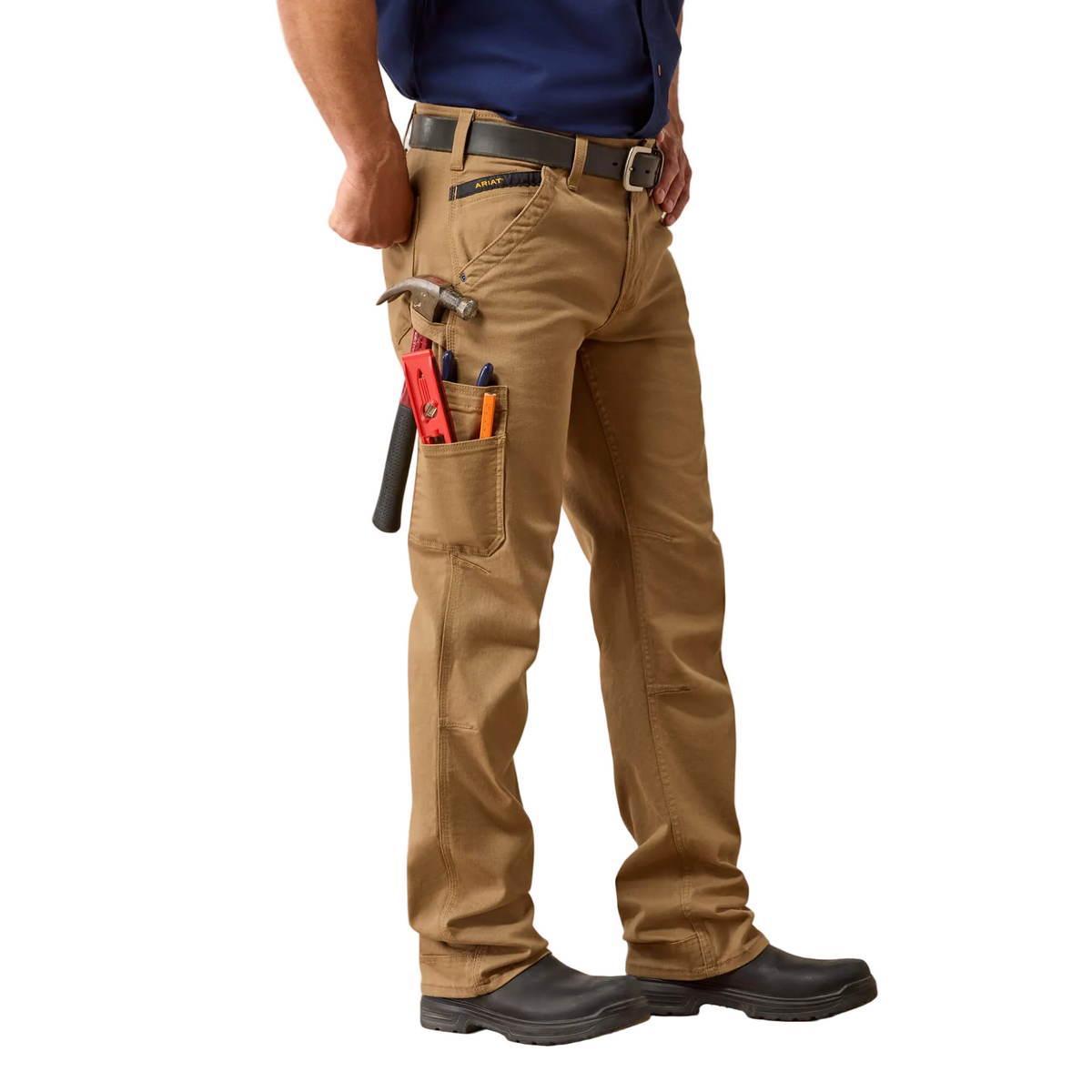 Rebar M4 Relaxed DuraStretch Washed Twill Dungaree Boot Cut Pant