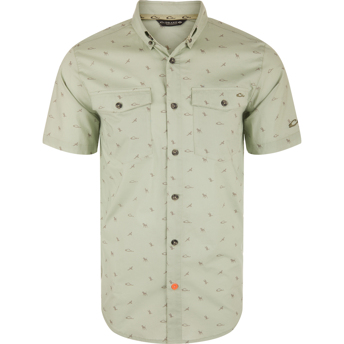 Cotton DDD Print Short Sleeve Shirt