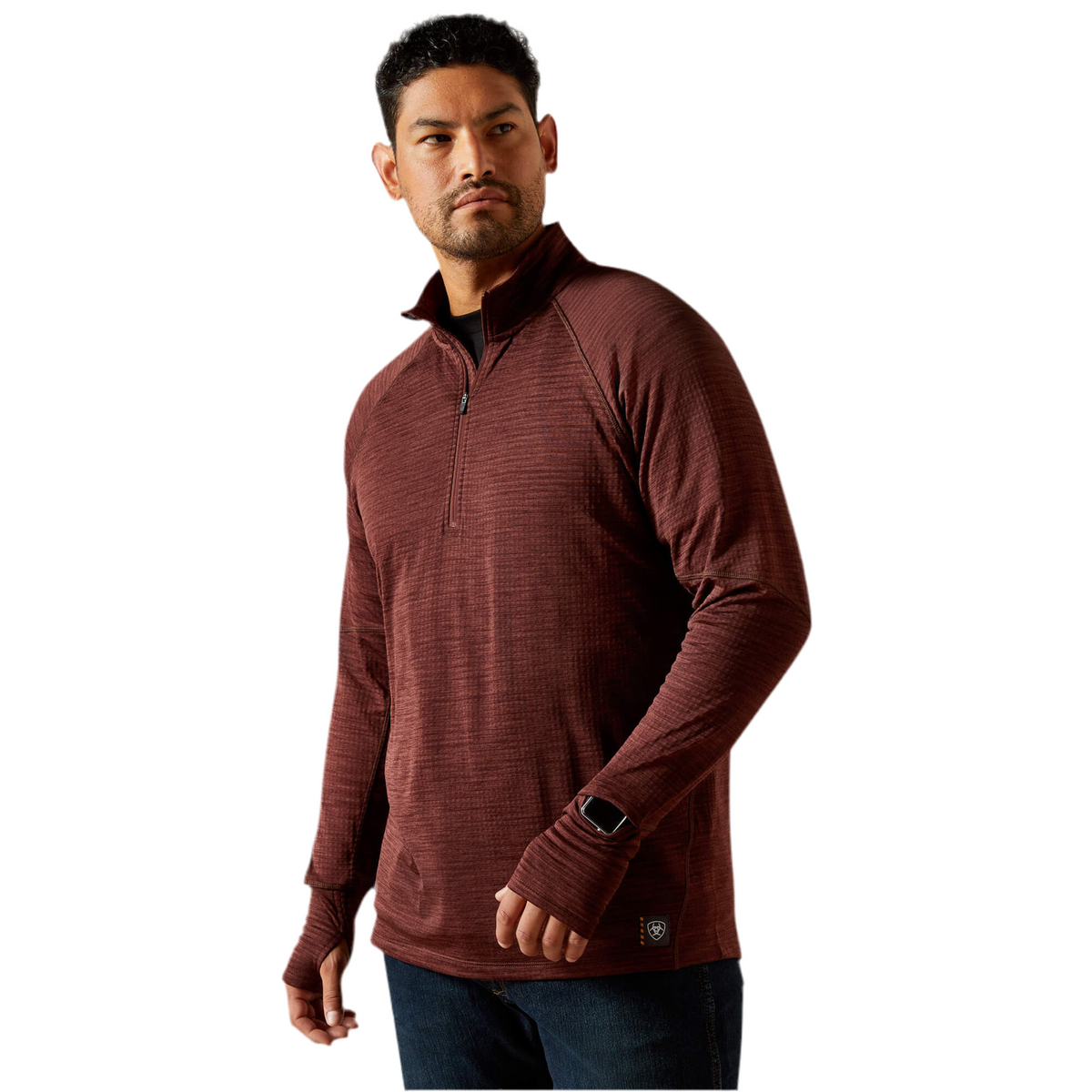 Rebar Gridwork Baselayer 1/4 Zip T-Shirt