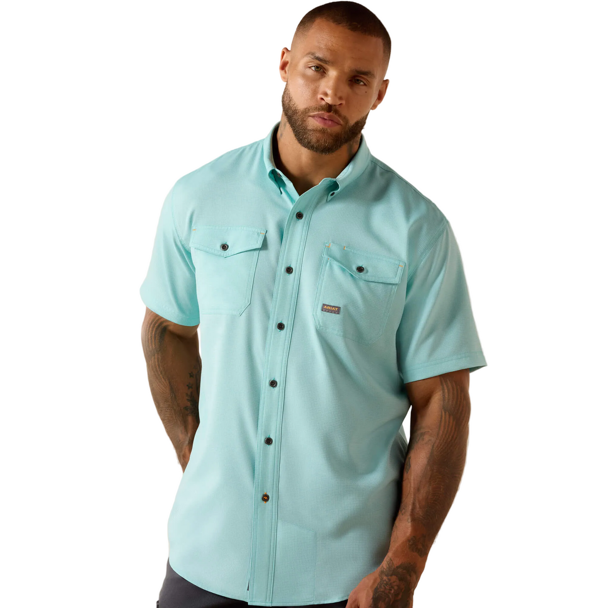 Men’s Rebar Made Tough VentTek Durastretch Short Sleeve Work Shirt