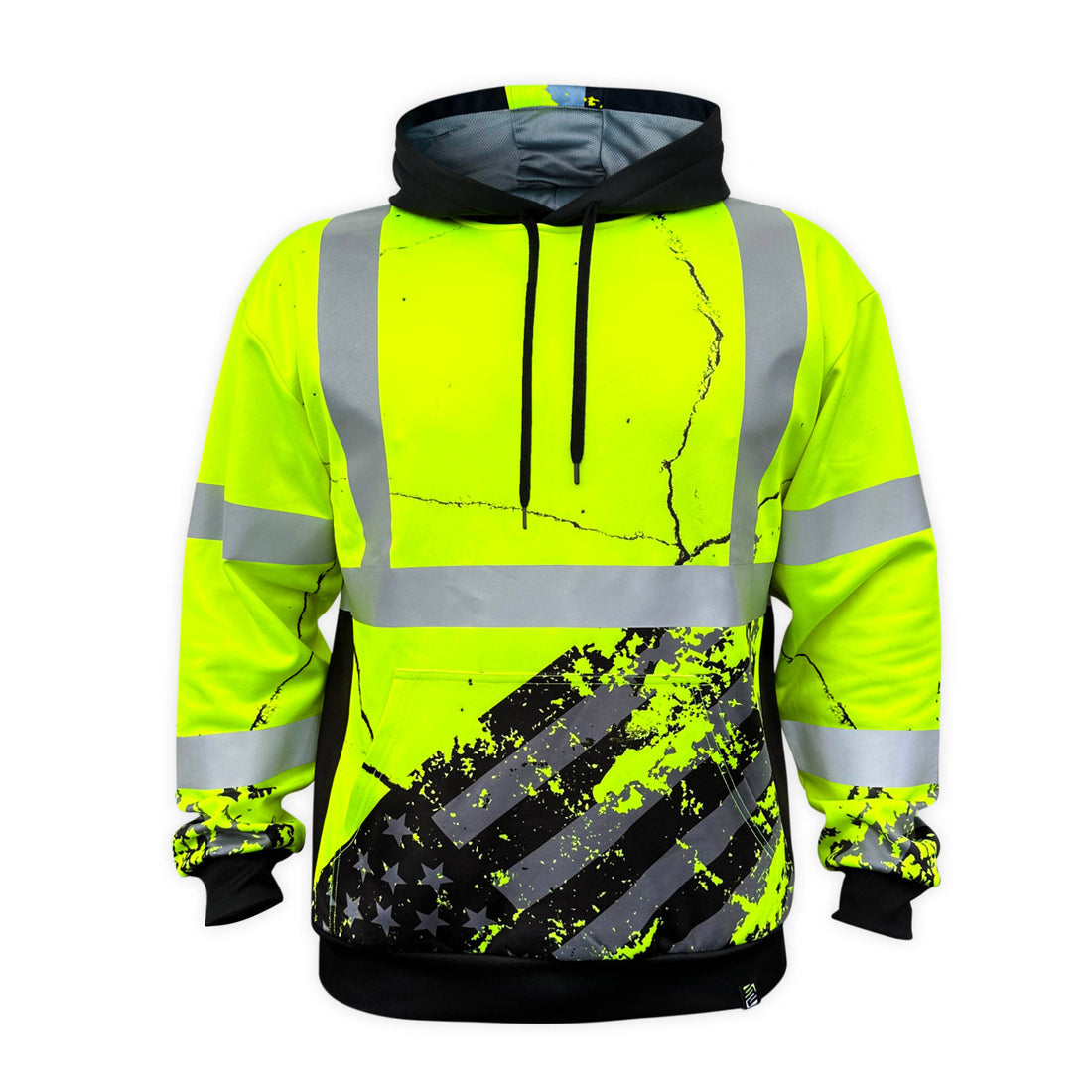 SS360º American Grit - Yellow - Class 3 - Type-R - Safety Hoodie