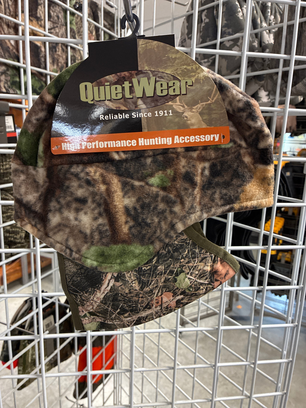 QUIETWEAR SPANDEX/FLEECE HAT WITH MASK