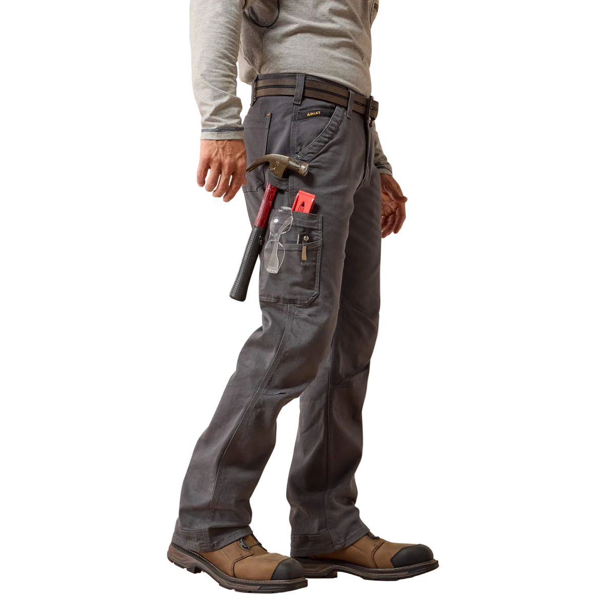 Rebar M4 Relaxed DuraStretch Washed Twill Dungaree Boot Cut Pant