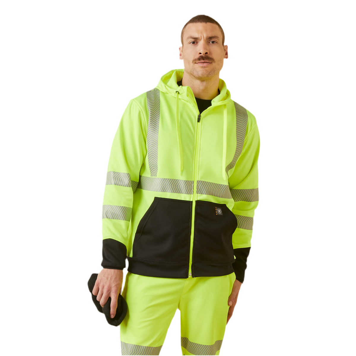 MNS Rebar Hi-Vis Full Zip Hoodie
