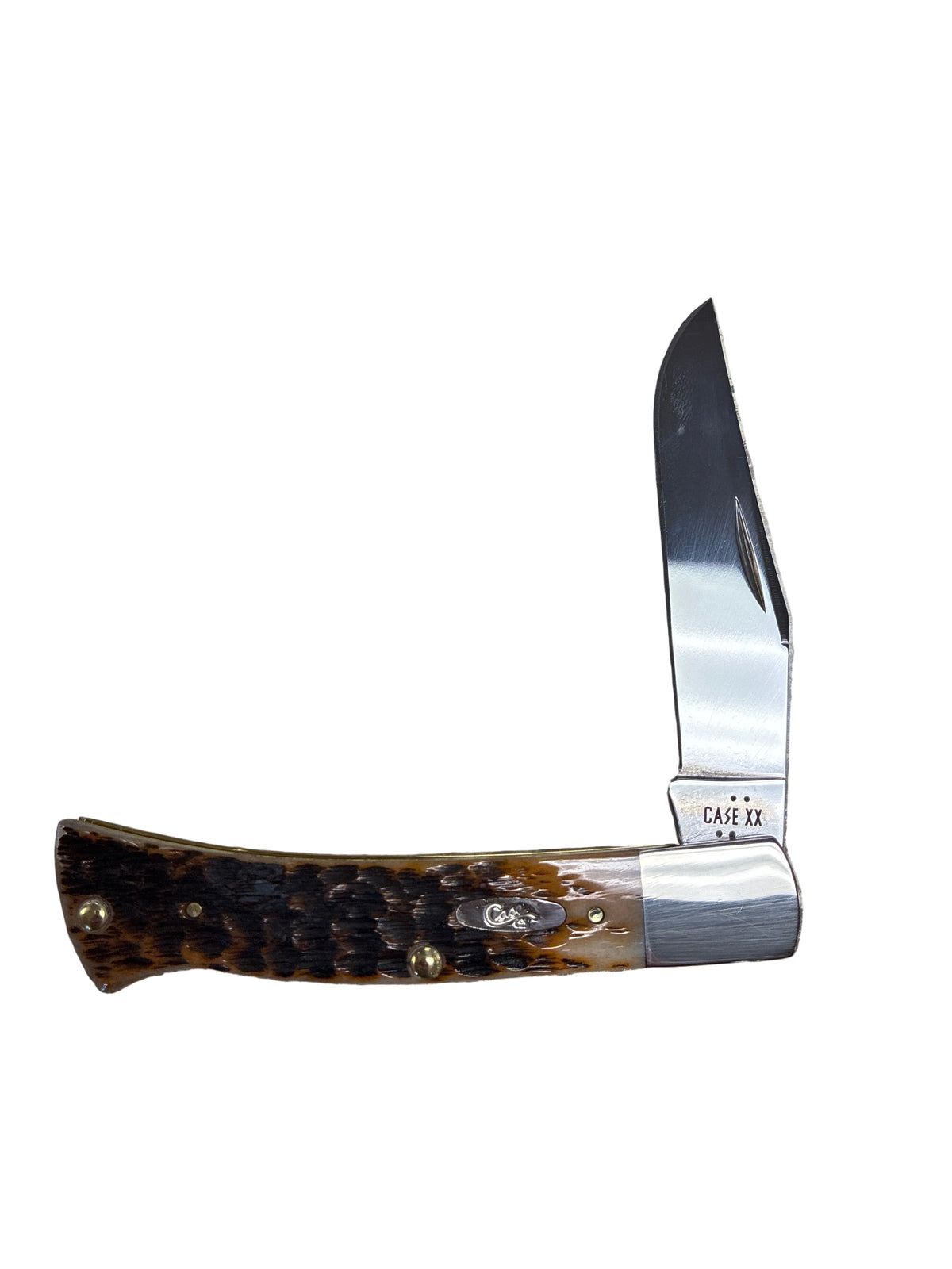 Peach Seed Jigged Amber Bone Case Axe Handle®