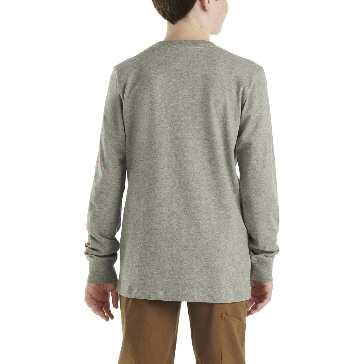 Kids Long-Sleeve Pocket T-Shirt (3 Color Options)