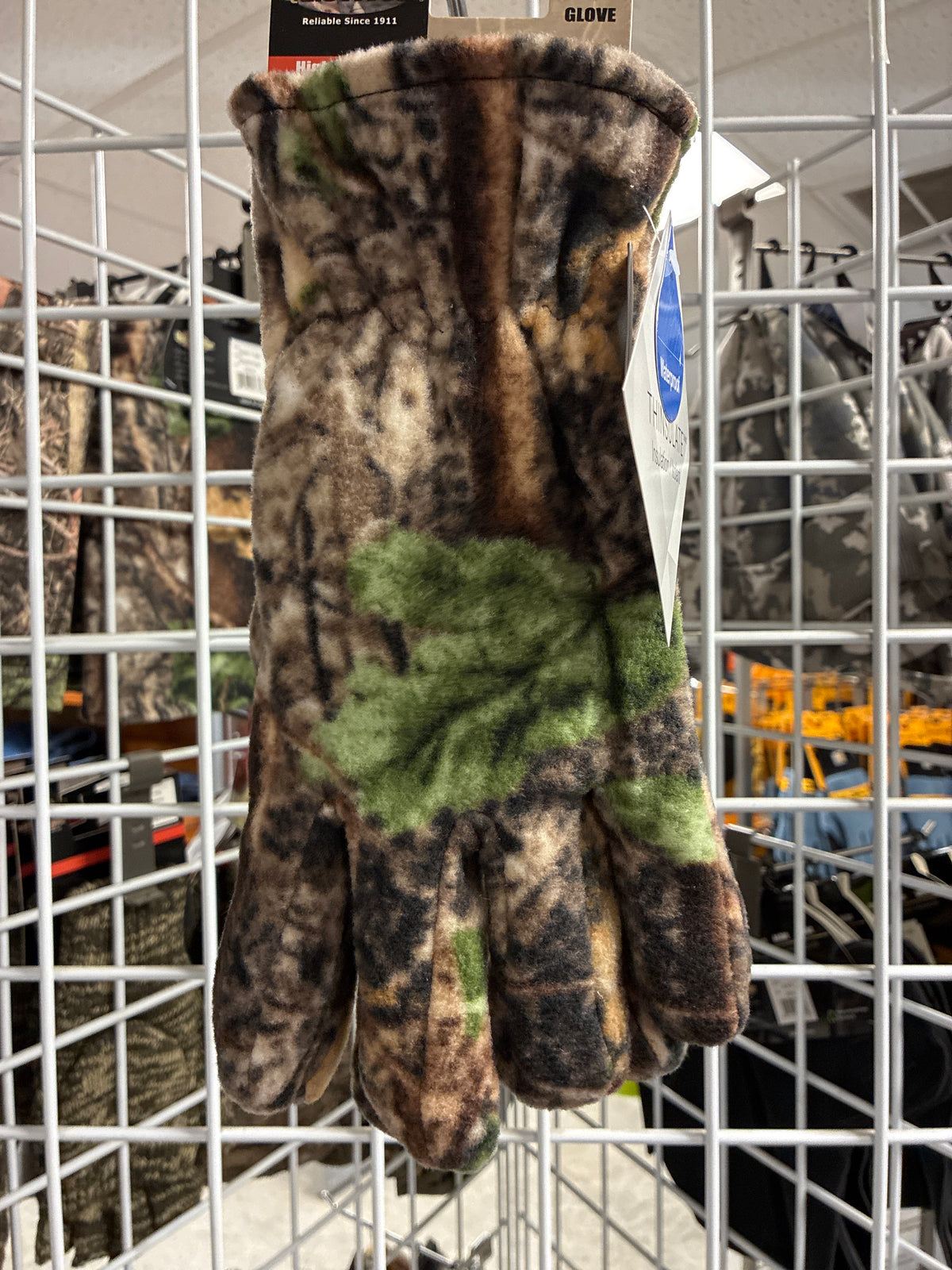 QUIETWEAR MEN'S WATERPROOF FLEECE GLOVES