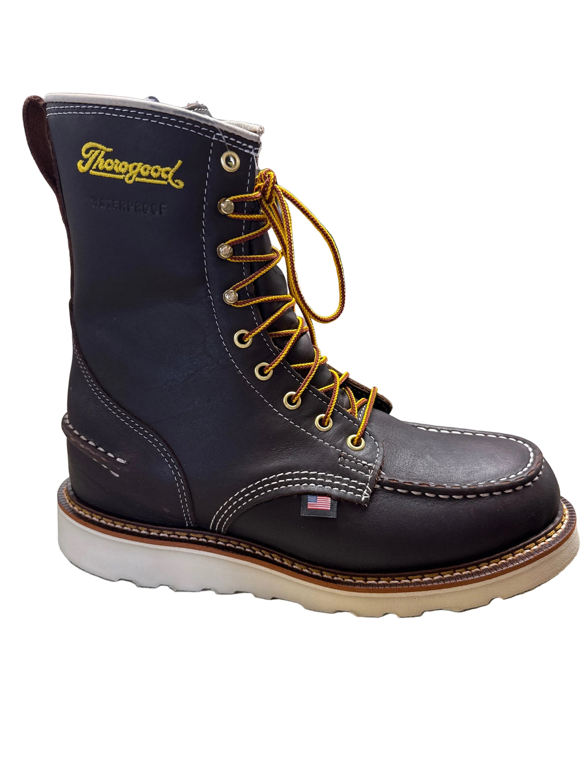 Waterproof – 8″ Briar Pitstop Moc Toe – MAXWear Wedge™ Soft Toe