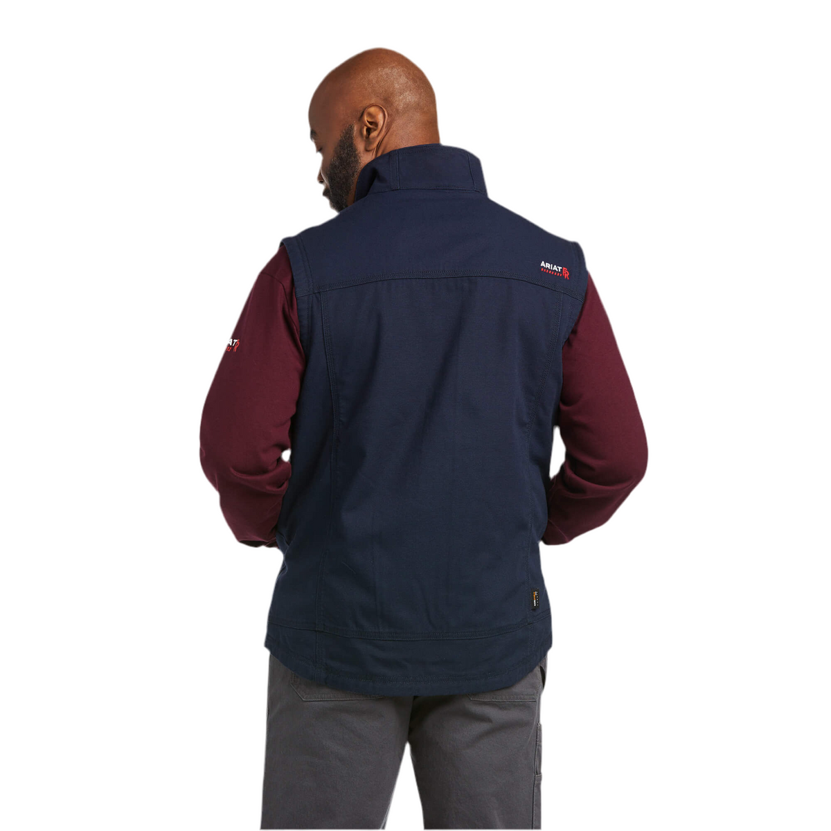 Ariat FR Duralight Stretch Canvas Vest (Navy)