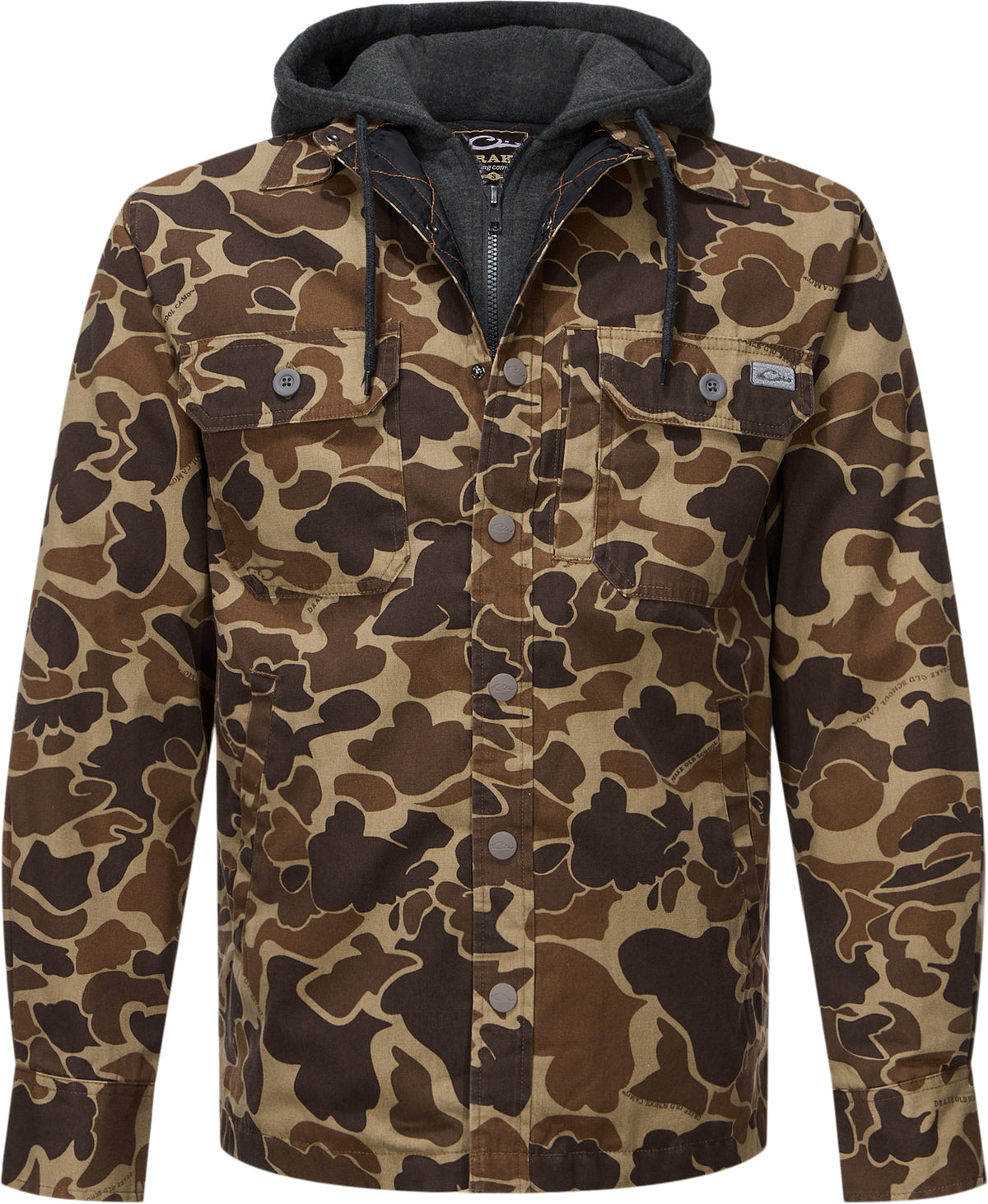 Campfire Canvas Shirt Jac Hoodie