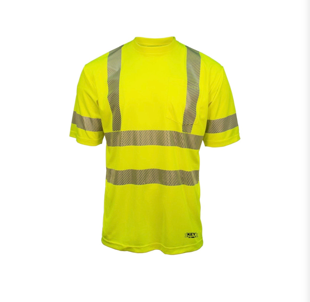 ANSI Class 3 Segmented Tape UltraSoft Short Sleeve Pocket Tee