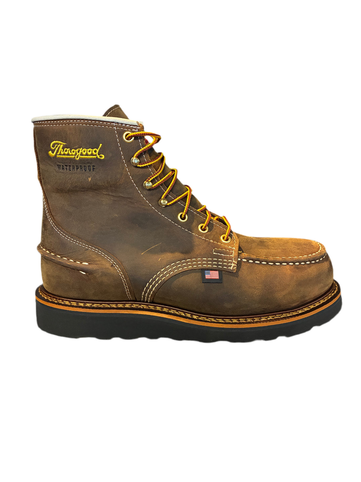 1957 Series – WP 6″ Crazy Horse Steel Moc Toe BLK Wedge