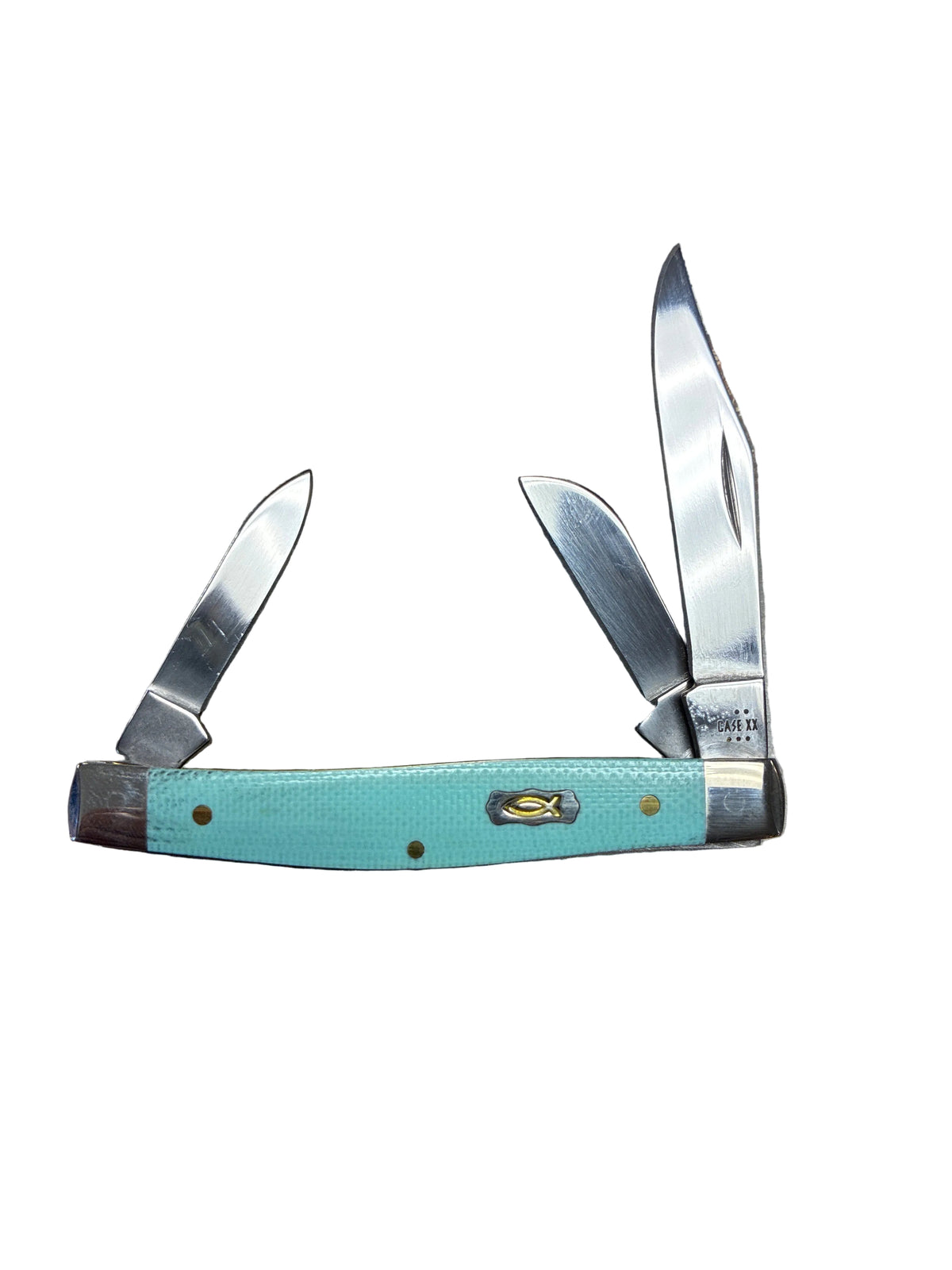 Seafoam Green G-10 Smooth Medium Stockman