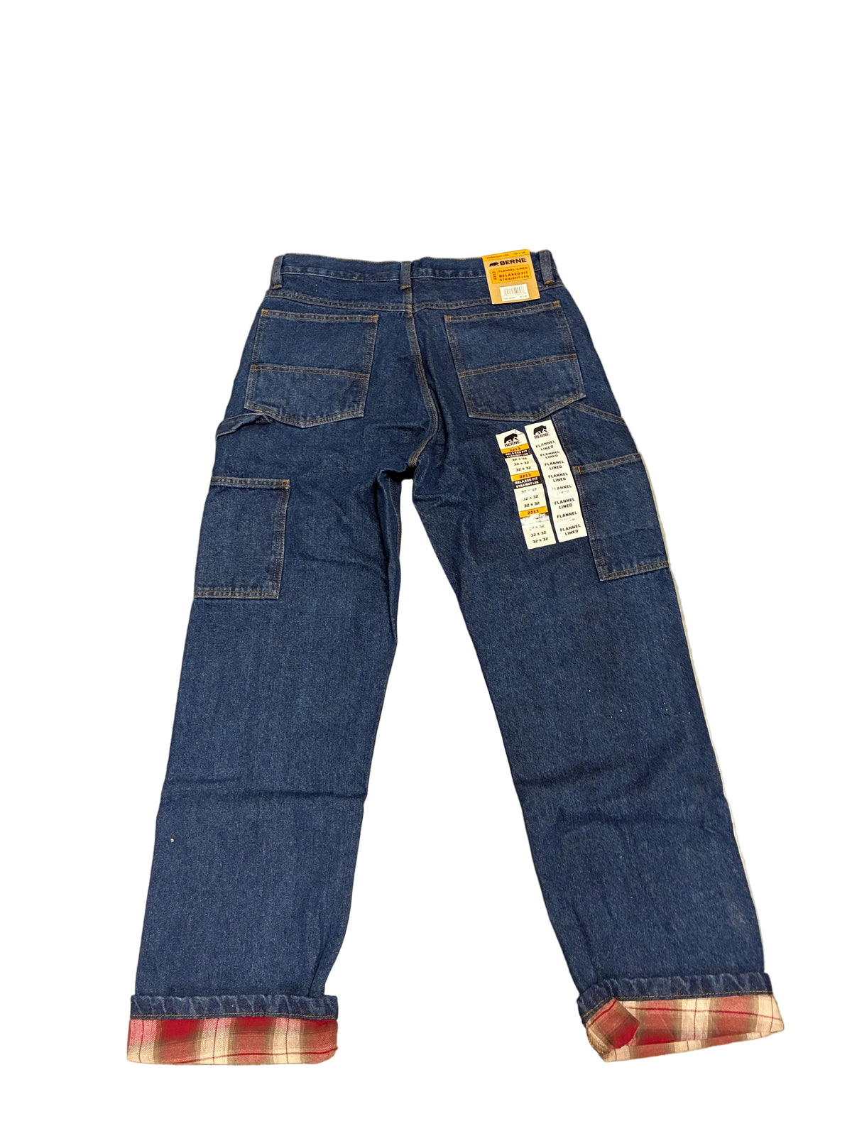 Heartland Flannel-Lined Denim Dungaree